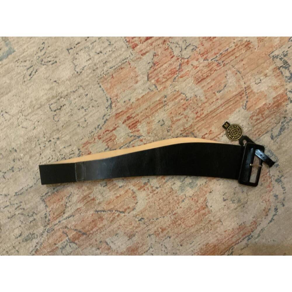 NEW STREETS AHEAD women's contour wide belt in black